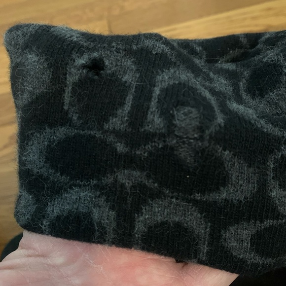 Coach Tatum winter boot, black suede with logo top, Women’s size 7.5 - Picture 5 of 6